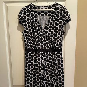 Black and White Polka Dot Dress Size XL